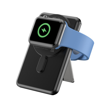 Logotrade promotional gift picture of: Urban Vitamin Redwood 5in1 5000mah 20W PD magnetic powerbank